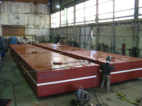 Dredge equipment construction and assembly at Shell Dredging1